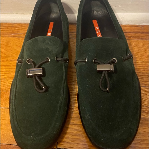Men’s Prada Suede Slip-On Loafers - Picture 2 of 11